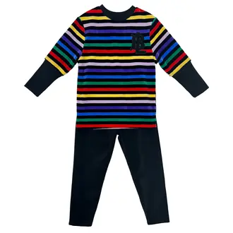 Bunny Love Bunny Love Velour Striped Pajamas - FW25 - FP3642 -