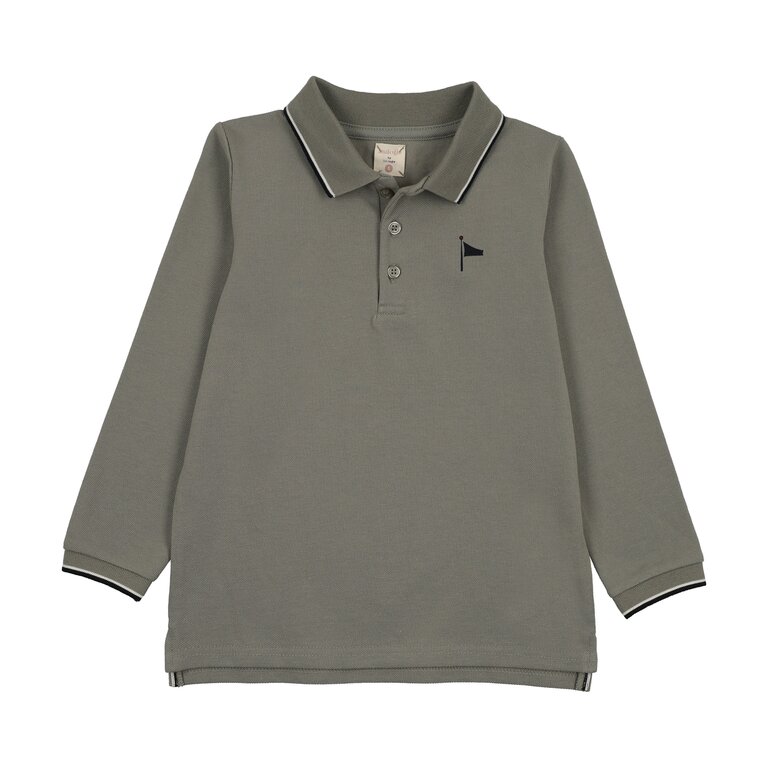 Analogie Analogie Outer Field Boys Long Sleeve Polo - SS26 -