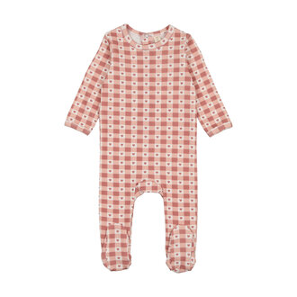 Bonjoy Bonjoy Checkered Charm Footie - SS26 -