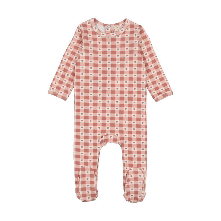 Bonjoy Bonjoy Checkered Charm Footie - SS26 -