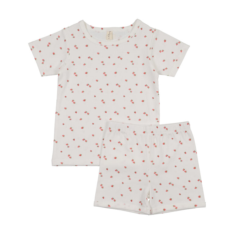 Bonjoy Bonjoy Tiny Fruits Short Sleeve Set - SS26 -