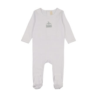 Bonjoy Bonjoy Embroidered Carousel Graphic Footie - SS26 -