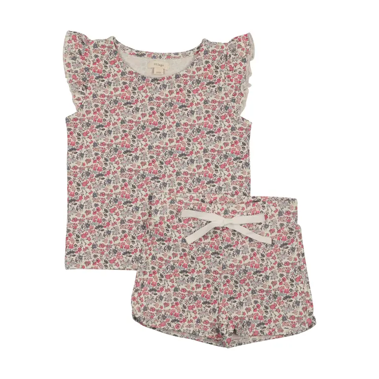 Lil Legs Lil Legs Flutter Printed Toddler Set - SS26 -