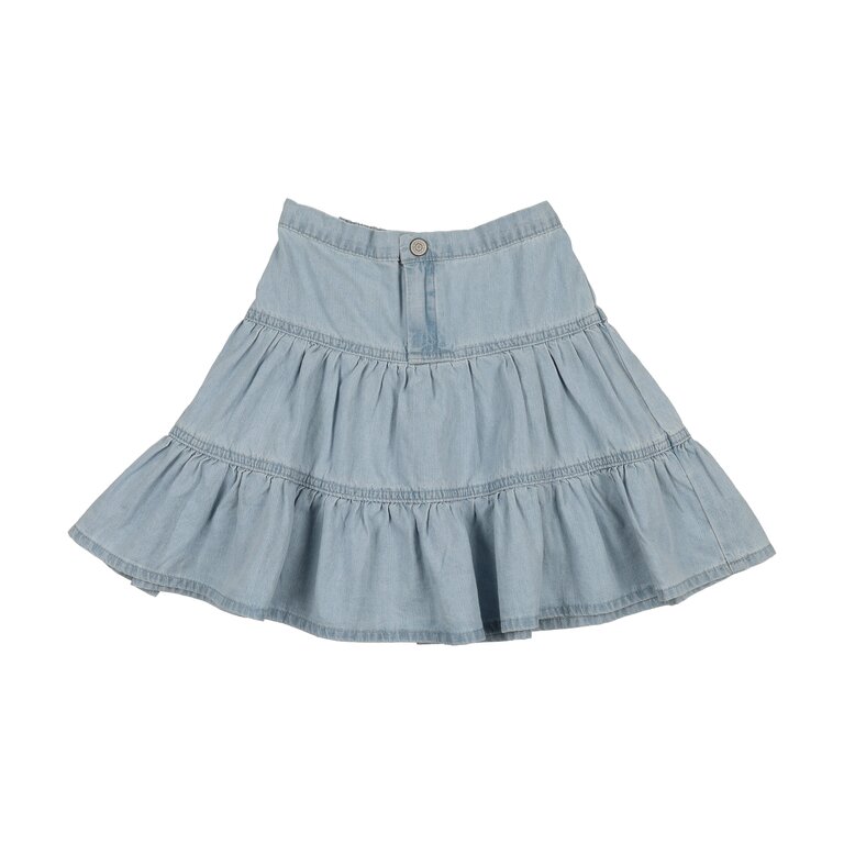 Lil Legs Lil Legs Denim Tiered Skirt - SS26 -