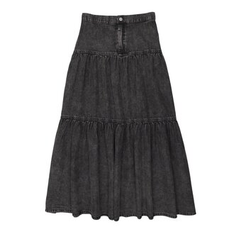 Lil Legs Lil Legs Denim Tiered Maxi Skirt - SS26 -
