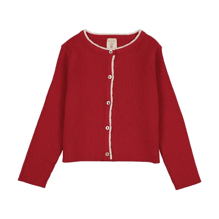 Analogie Analogie Scallop Rib Cardigan - SS26 -