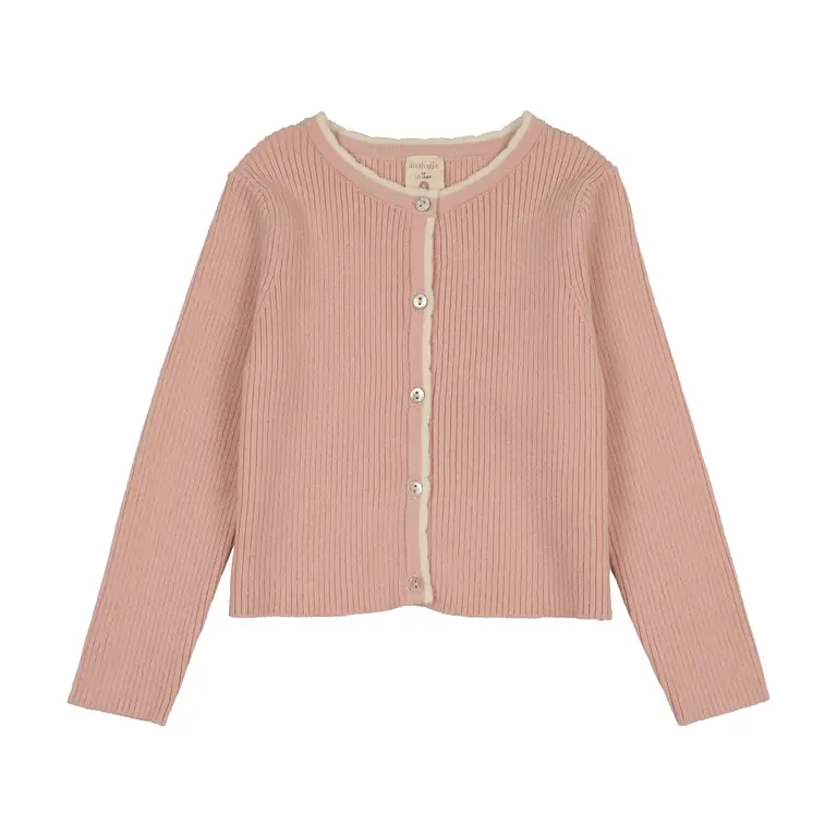 Analogie Analogie Scallop Rib Cardigan - SS26 -