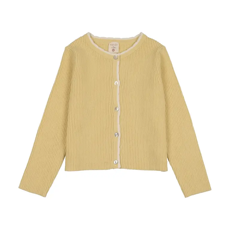 Analogie Analogie Scallop Rib Cardigan - SS26 -