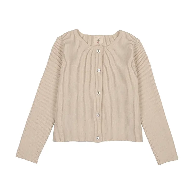 Analogie Analogie Ribbed Cardigan - SS26 -