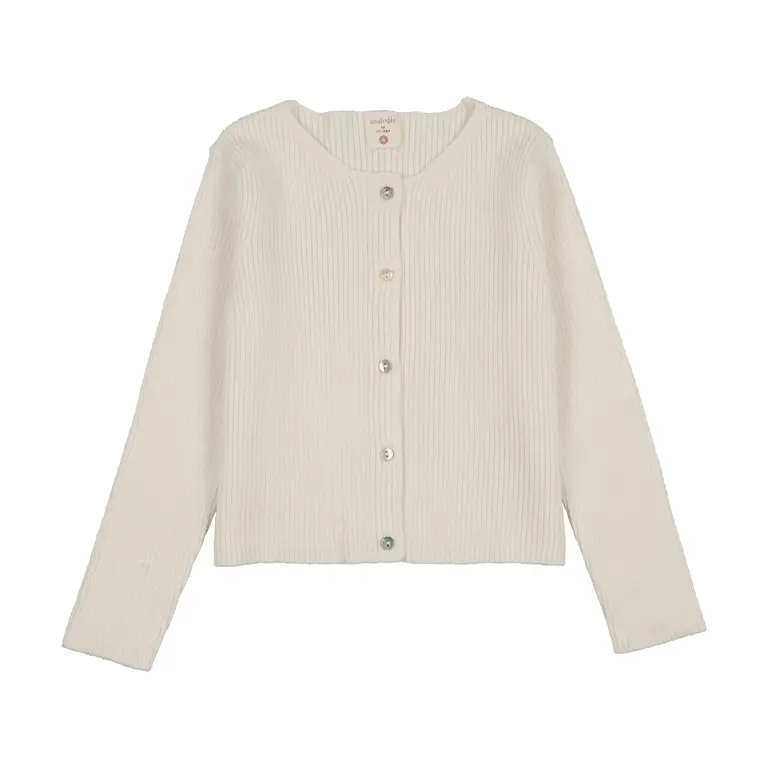 Analogie Analogie Ribbed Cardigan - SS26 -