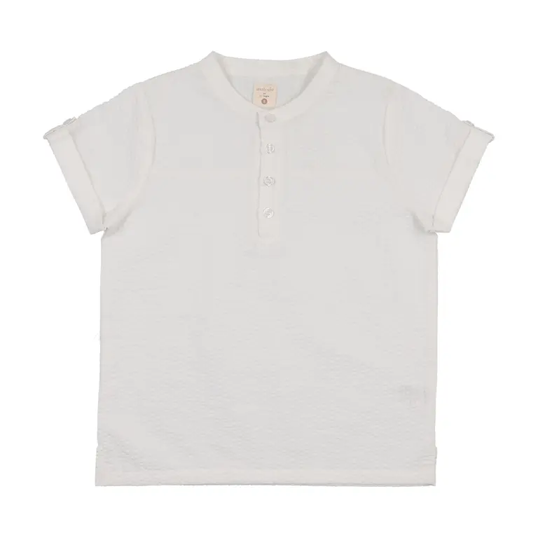 Analogie Analogie Dress Shirt - Mandarin Collar - SS26 -