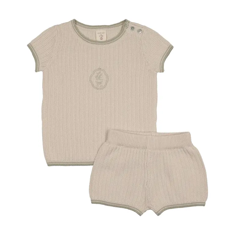 Analogie Analogie Boys Knit Emblem Set - SS26 -