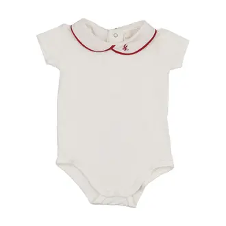 Analogie Analogie Peter Pan Onesie W/ Piping - SS26 -