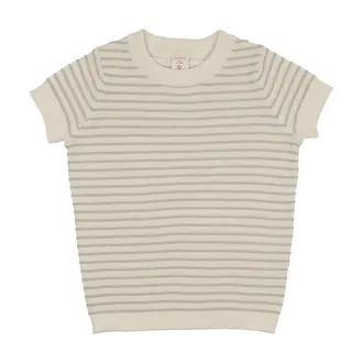 Analogie Analogie Textured Stripe Knit Crewneck - SS26 -