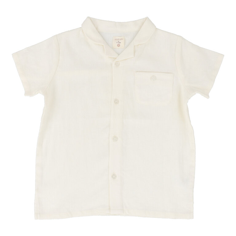 Analogie Analogie Linen Shirt - Short Sleeve -