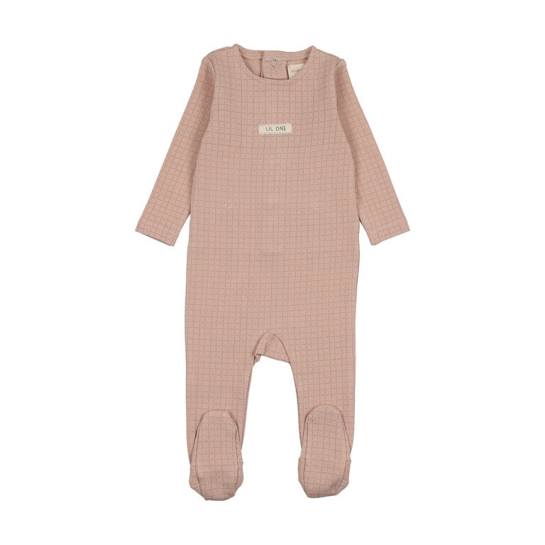 Analogie Analogie Grid Print Footie -  SS26 -