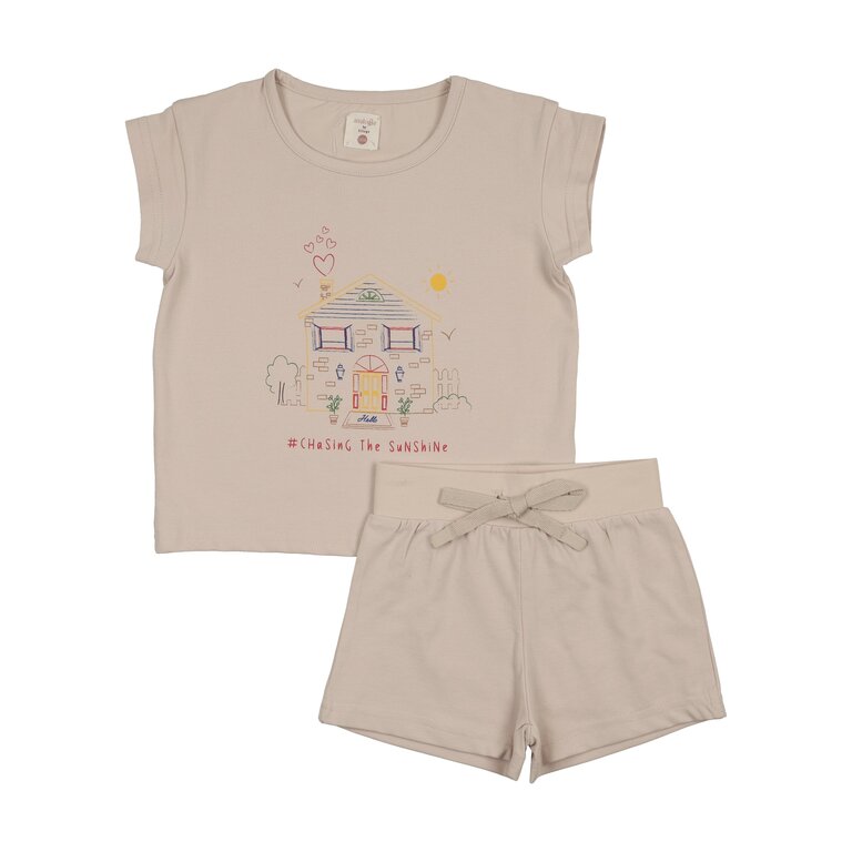 Analogie Analogie Girls House Marled Set - SS26 -