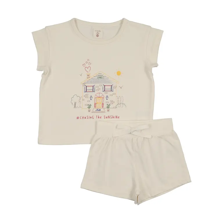 Analogie Analogie Girls House Marled Set - SS26 -