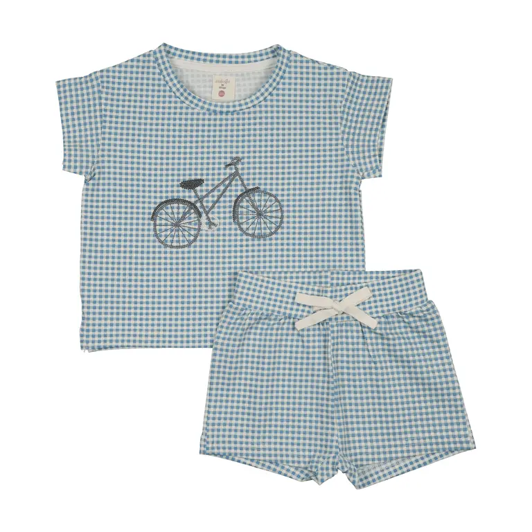 Analogie Analogie Gingham Bike Set - SS26 -