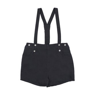 Analogie Analogie Linen Suspender Shorts - SS26 -