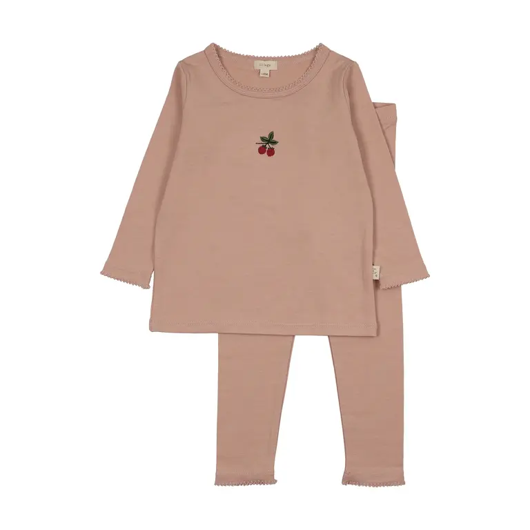 Lil Legs Lil Legs Embroidered Lounge Set - SS26 -