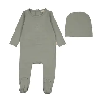 Lil Legs Lil Legs Embroidered Lounge Footie - SS26 -