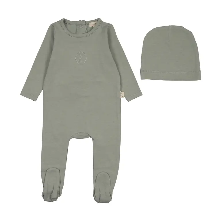 Lil Legs Lil Legs Embroidered Lounge Footie Set - SS26 -