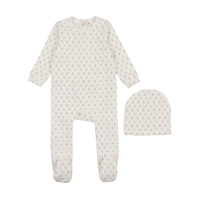 Bonjoy Bonjoy Blooming Baby Footie Set - SS26 -