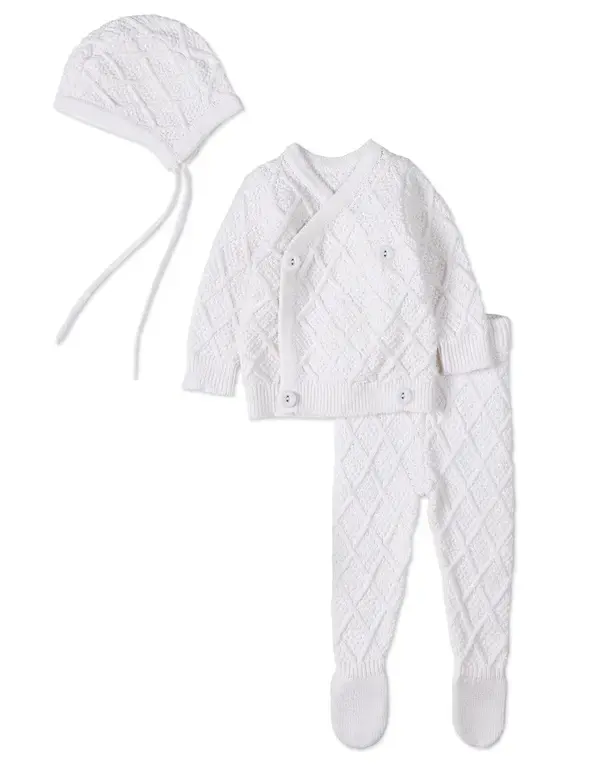 MiniMoi MiniMoi Simply Sweet 3-Piece Knit Set - SS26 -