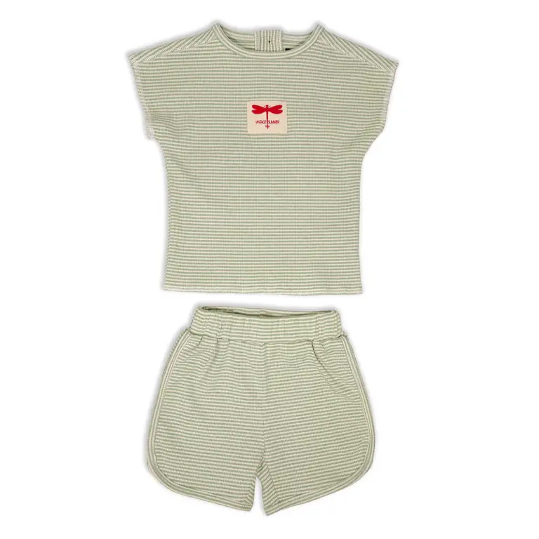 Jolie Enfants Jolie Enfants Dragonfly Striped 2-Piece Set - SB3957 - SS26 -