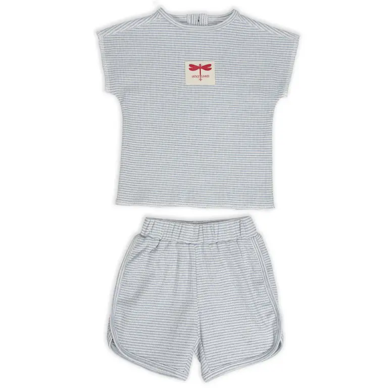 Jolie Enfants Jolie Enfants Dragonfly Striped 2-Piece Set - SB3957 - SS26 -