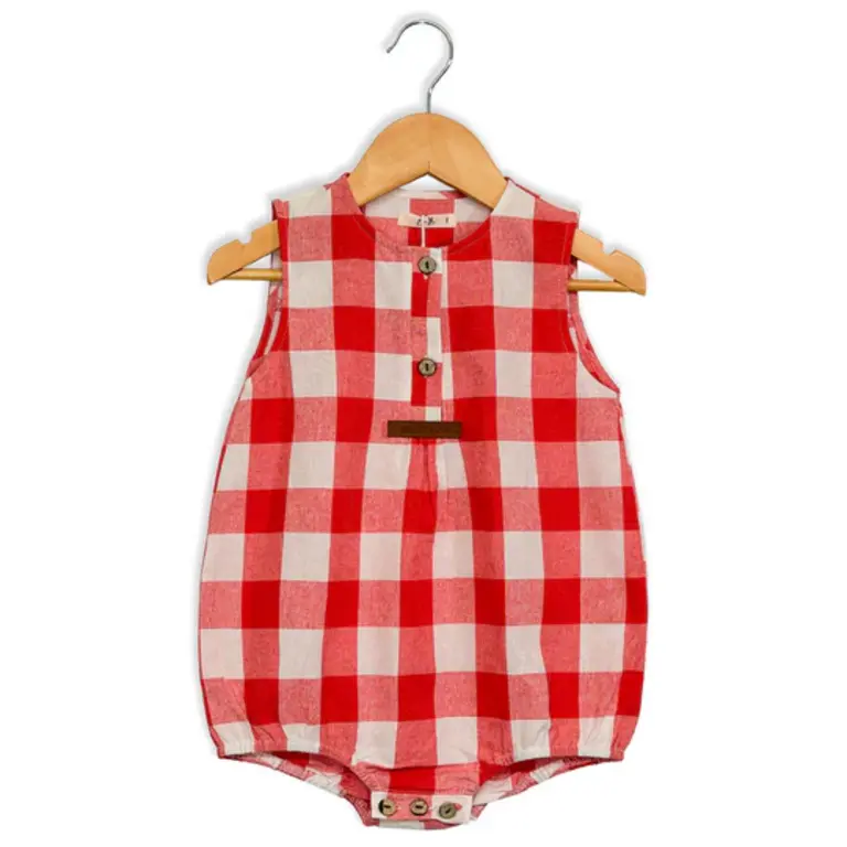 Bunny Love Bunny Love Gingham Romper - SB3059 - SS26 -