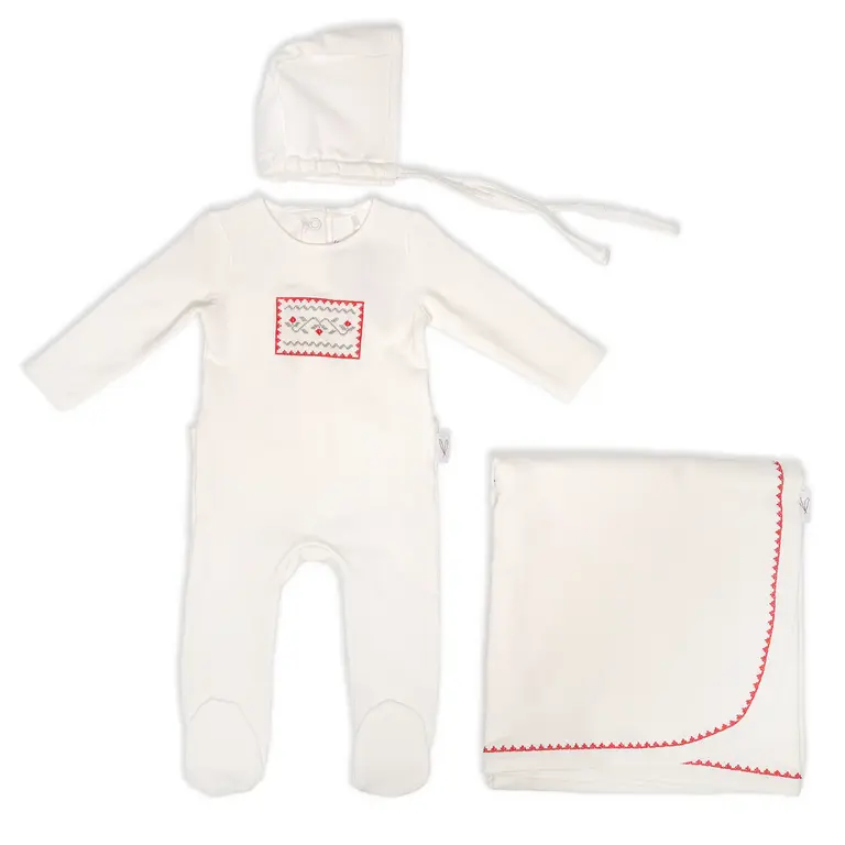 Bunny Love Bunny Love Embroidered Layette Set - SL2756-S - SS26 -