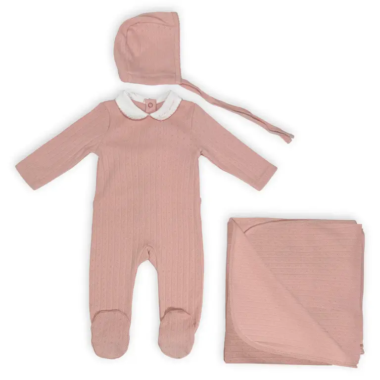 Bunny Love Bunny Love Collar Layette Set - SL2752-S - SS26 -
