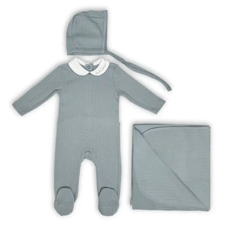 Bunny Love Bunny Love Collar Layette Set - SL1752-S - SS26 -