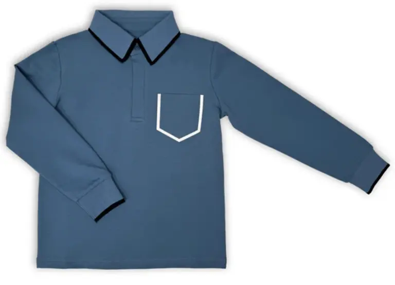 Jolie Enfants Jolie Enfants Outline Trim Polo - SB11512 - SS26 -