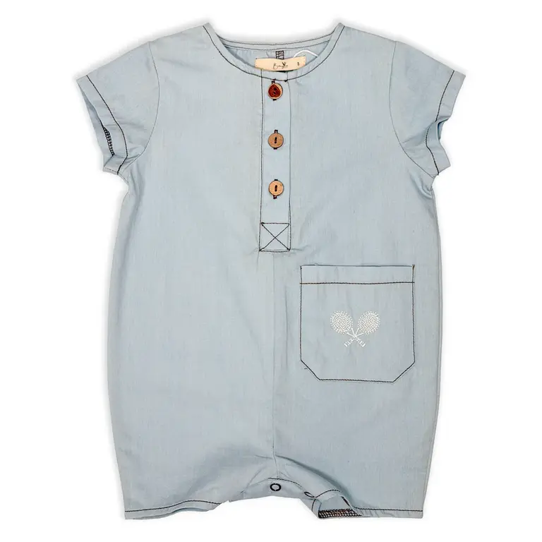 Bunny Love Bunny Love Denim Tennis Romper - SB30510 - SS26 -