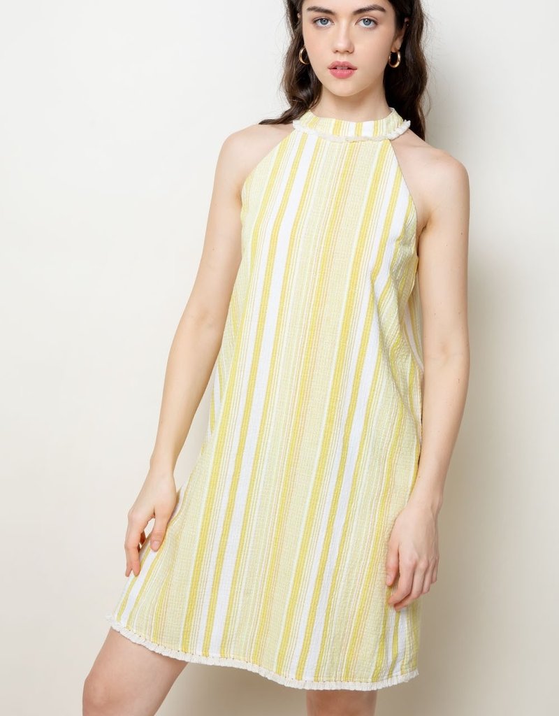 yellow boutique dress