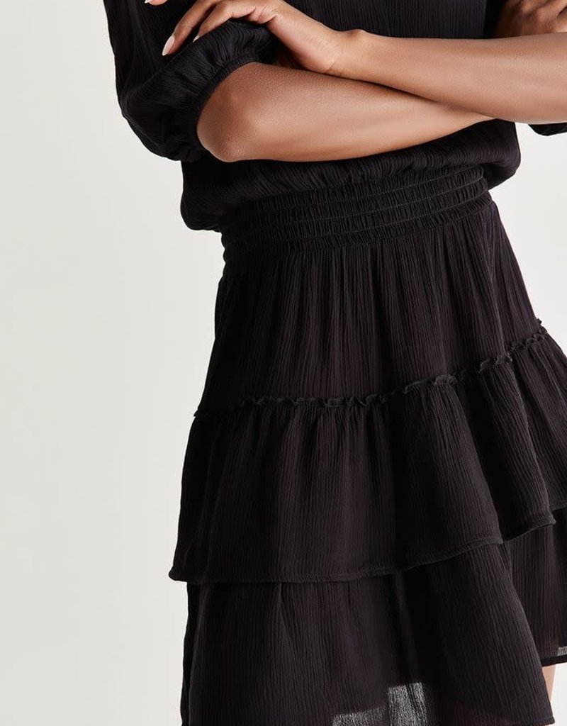 Stella Solid Mini Dress Black