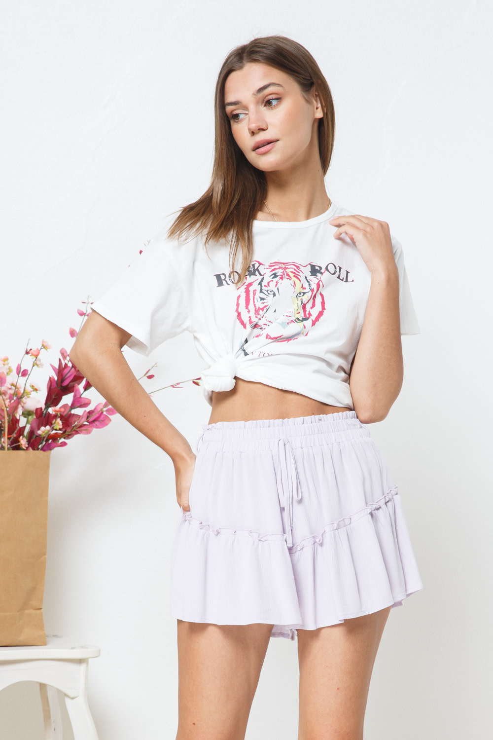 Flare Ruffle Shorts - Savvy Chic Boutique