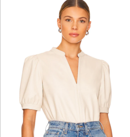 Skye V Neck Shirred Front Top - Savvy Chic Boutique