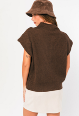 Le Lis Power Shoulder Sweater Vest