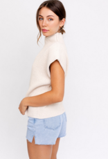 Le Lis Power Shoulder Sweater Vest