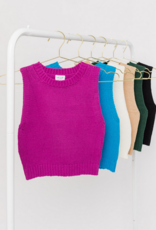 Le Lis Cropped Tank Sweater