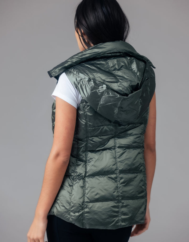 Quilted Vest w/Removable Hood