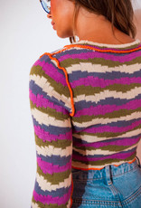 Le Lis Multi Crop Sweater