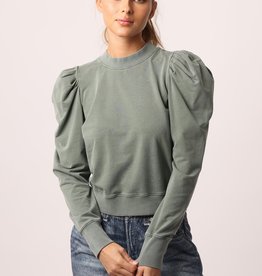 Vivian Pleated Shoulder Sweatshirt