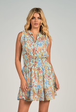 Floral Dress With Smocked Waist