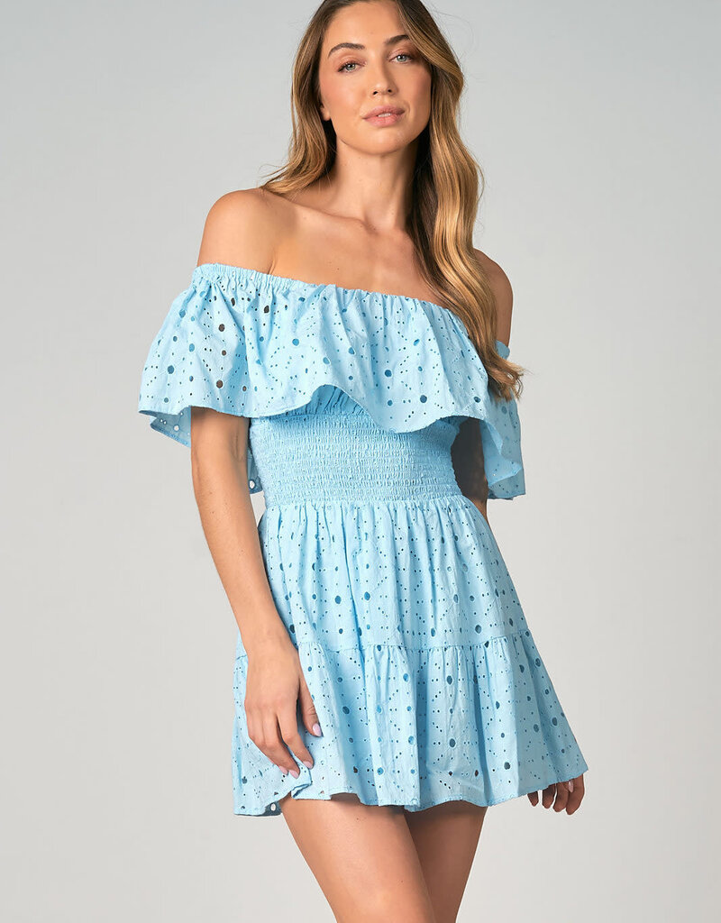 Off The Shoulder Dress with Ruffle