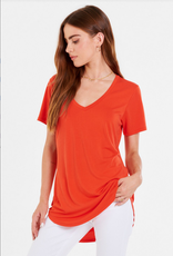 Megan Curved Hem Tee